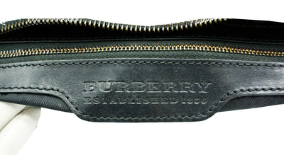 Burberry Large Black Leather Embellished Hobo Bag Bag Burberry