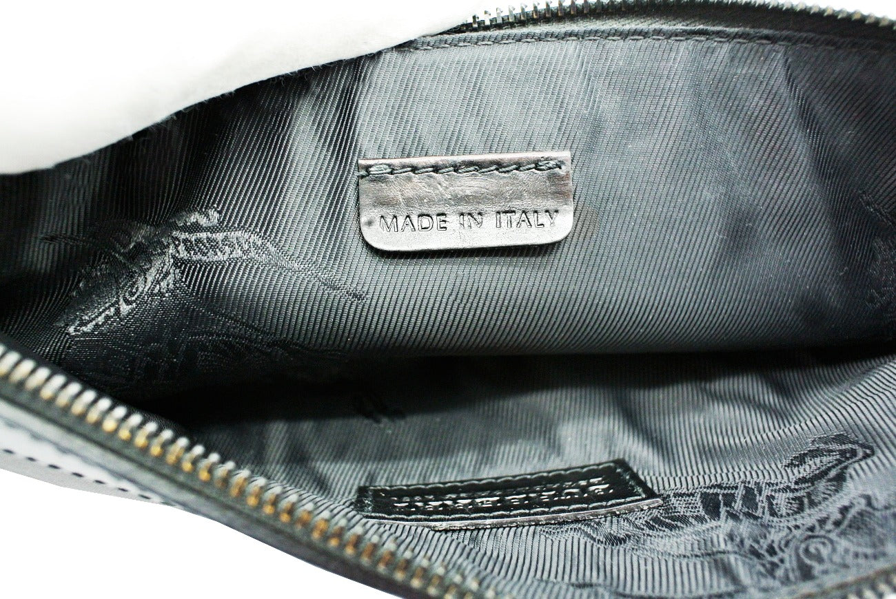 Burberry Prorsum Black Leather Wristlet Bag Burberry