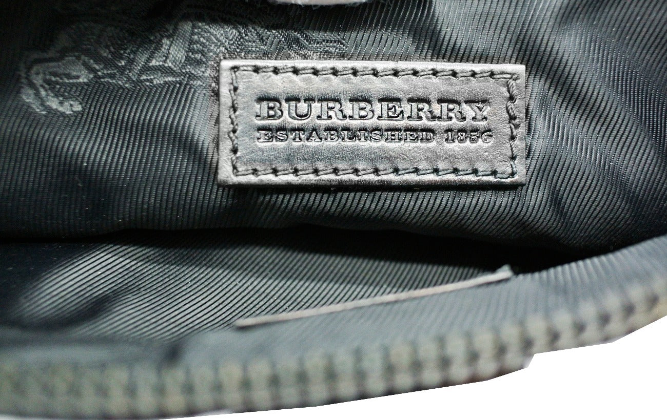 Burberry Prorsum Black Leather Wristlet Bag Burberry