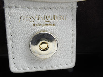 YSL St. Tropez Mombasa Cream Horn Bag Bag YSL