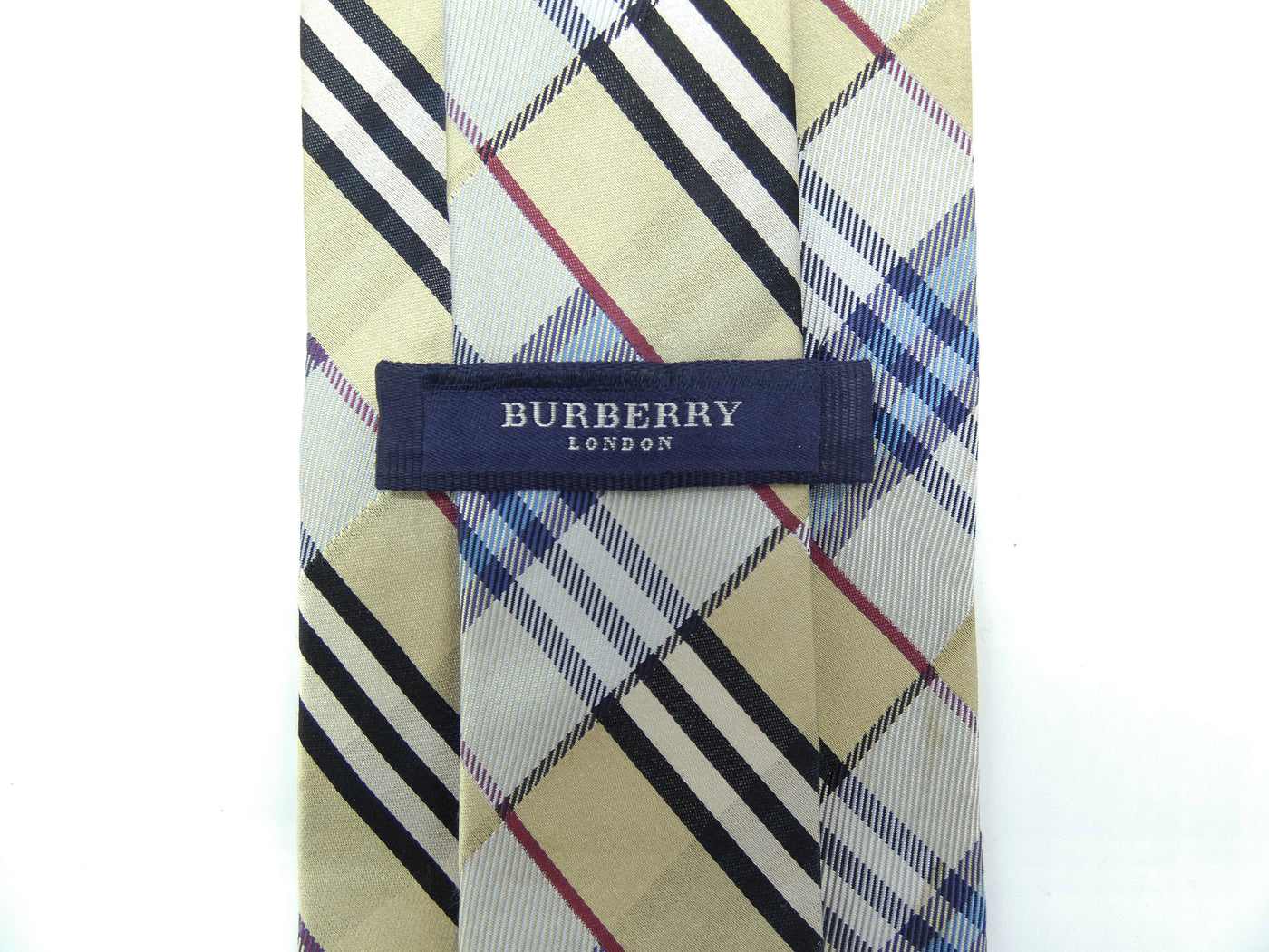 Burberry Classic Nova Check Patchwork Silk Tie Ties Burberry