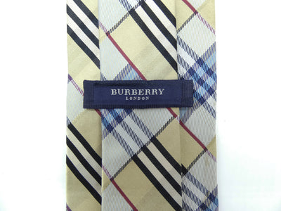 Burberry Classic Nova Check Patchwork Silk Tie Ties Burberry