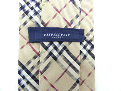 Burberry Classic Nova Check Silk Tie Ties Burberry