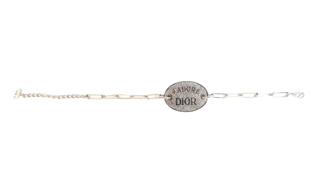 Christian Dior J'Adore Dior Swarovski and Silver Bracelet