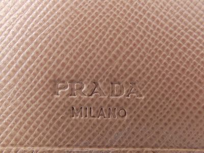 Prada Pink Enamel Clasp Vintage Wallet Wallet Prada