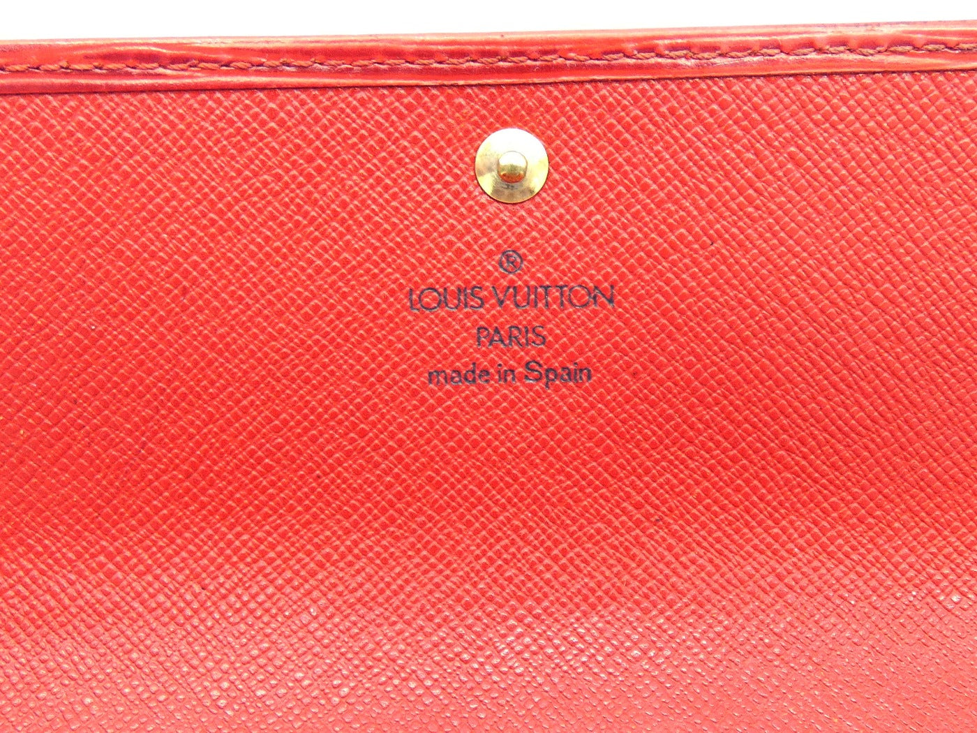 Louis Vuitton Vintage Red Epi Leather Continental Wallet Wallet Louis Vuitton