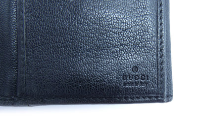 Gucci Black Leather Continental Princy Vintage Wallet Wallet Gucci