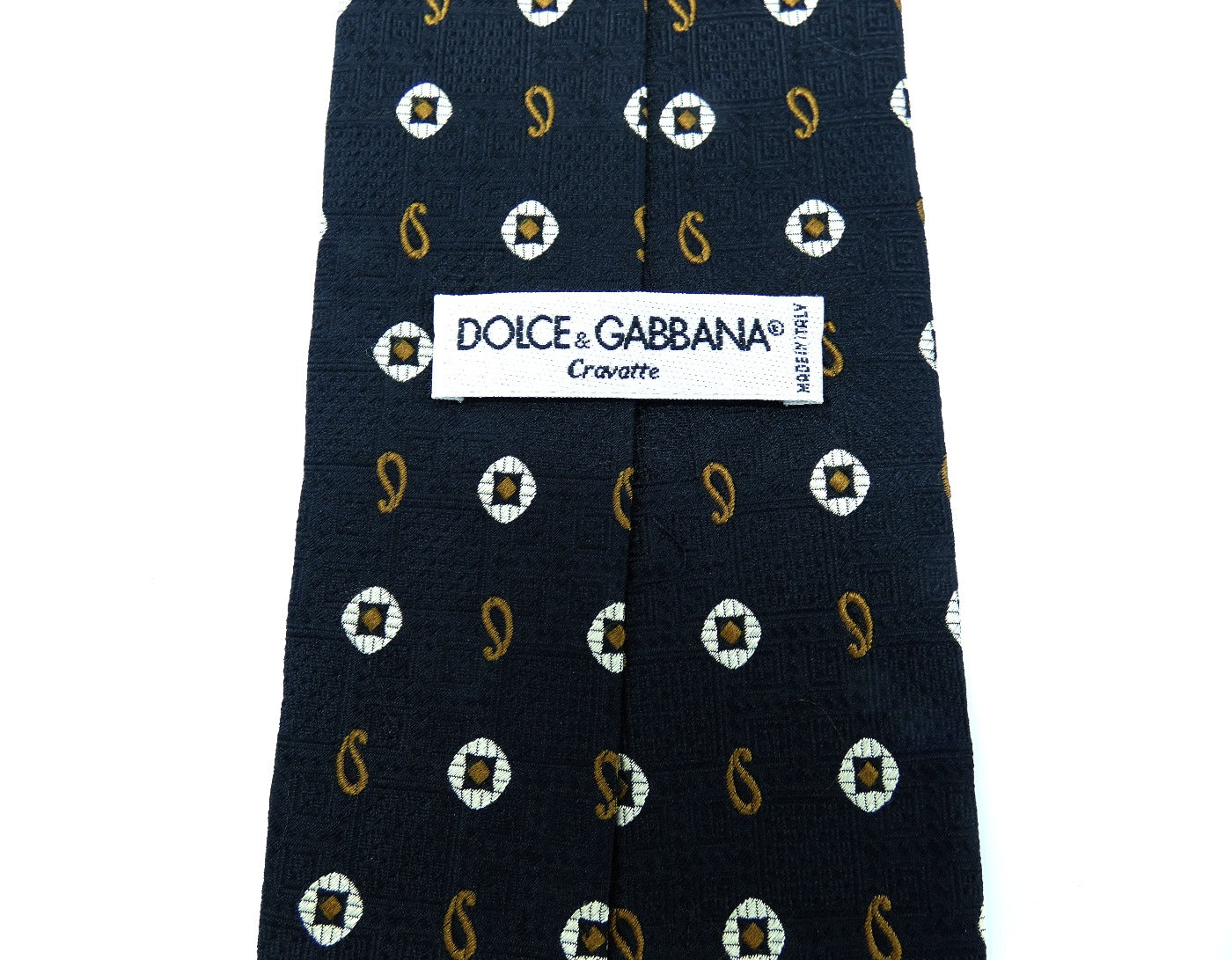 Dolce & Gabbana Graphic Silk Tie Ties Dolce & Gabbana