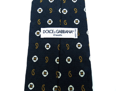 Dolce & Gabbana Graphic Silk Tie Ties Dolce & Gabbana