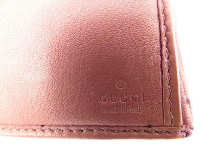 Gucci GG Heart Clasp Dusty Rose Long Wallet Wallet Gucci