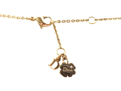 Christian Dior Clover Charm Necklace Necklace Christian Dior