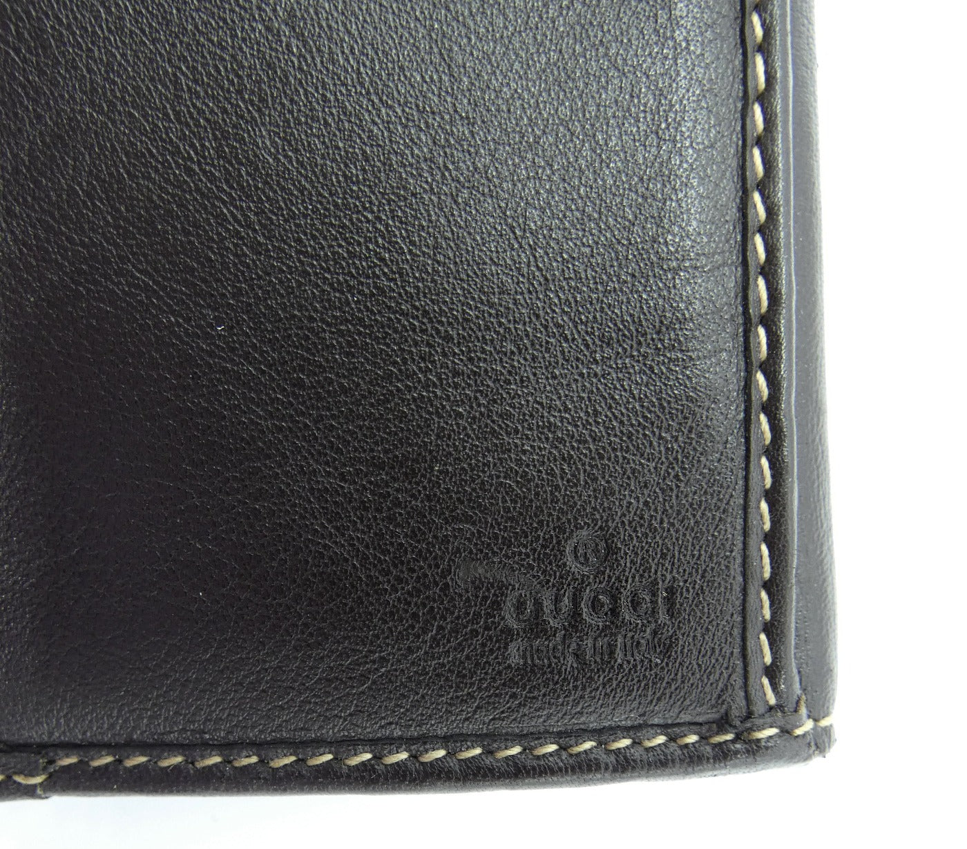 Gucci Double G Logo Guccisima Canvas Wallet Black Large NEW