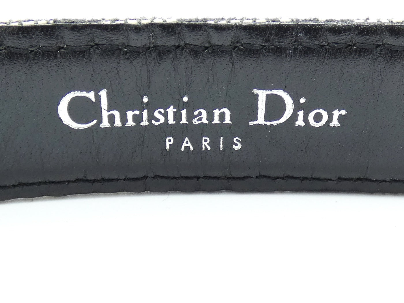 Christian Dior Black Oblique Belt Belt Christian Dior