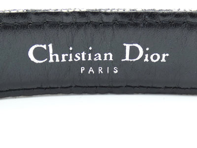 Christian Dior Black Oblique Belt Belt Christian Dior