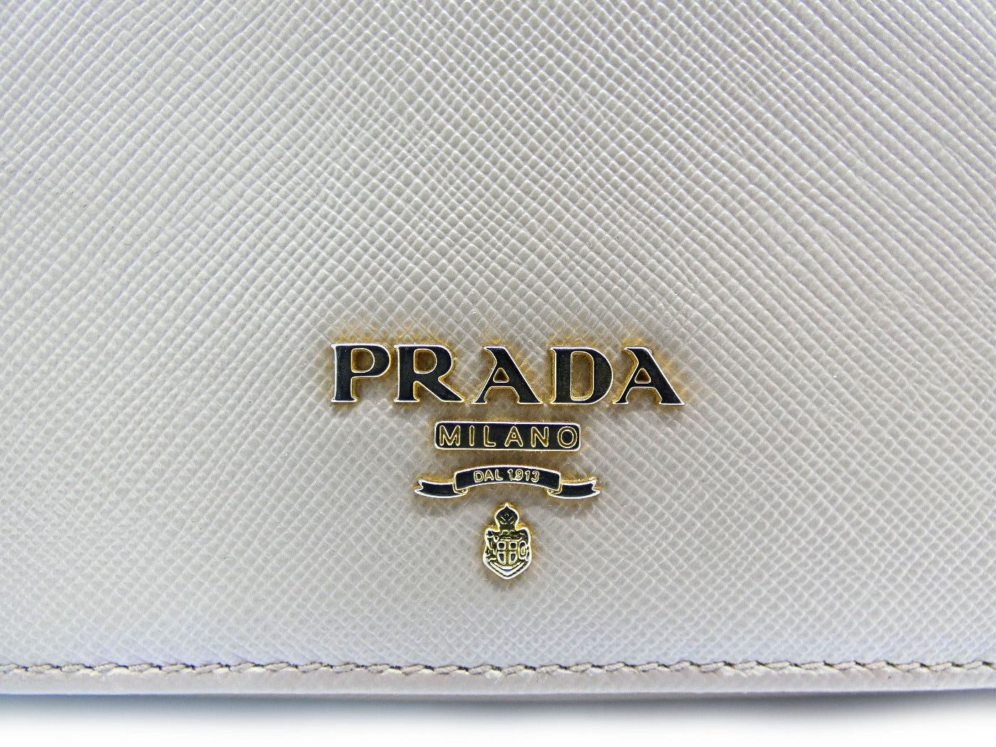 Prada Saffiano Leather Continental Wallet on SALE