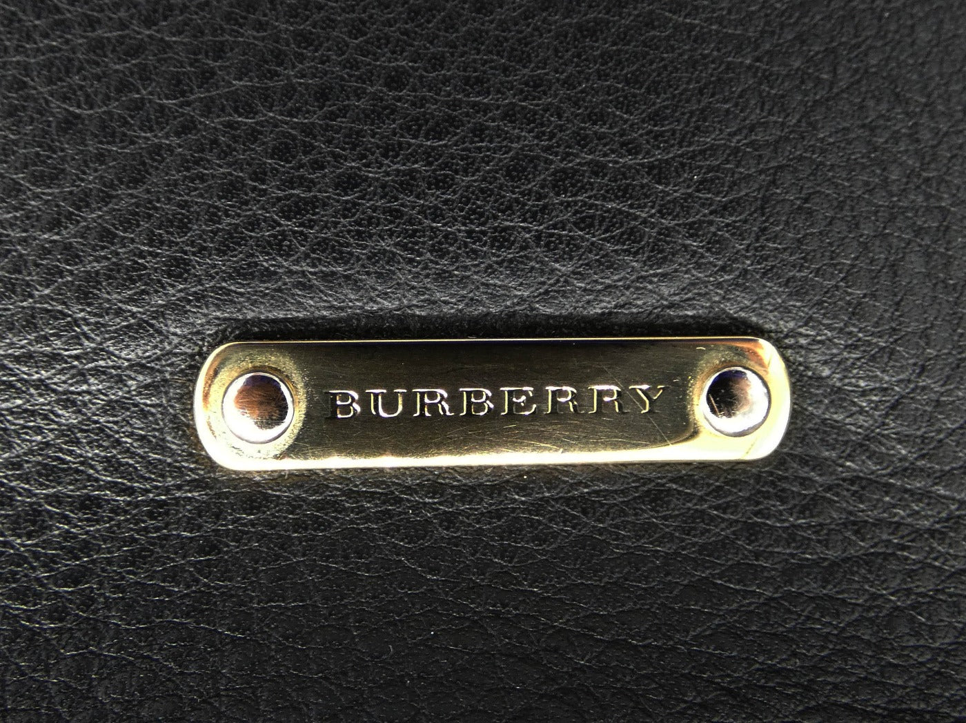 Burberry Canterbury Black Leather Bag Bag Burberry