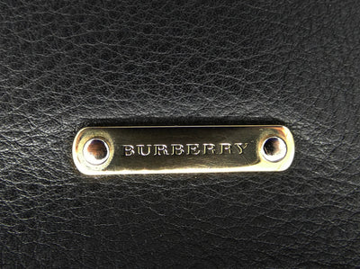 Burberry Canterbury Black Leather Bag Bag Burberry