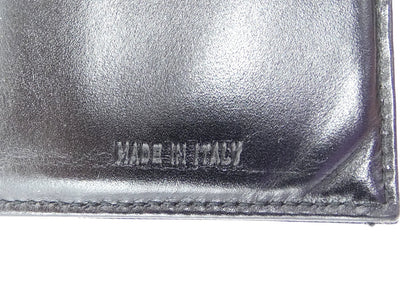Prada Black Leather and Nylon Agenda Wallet Prada