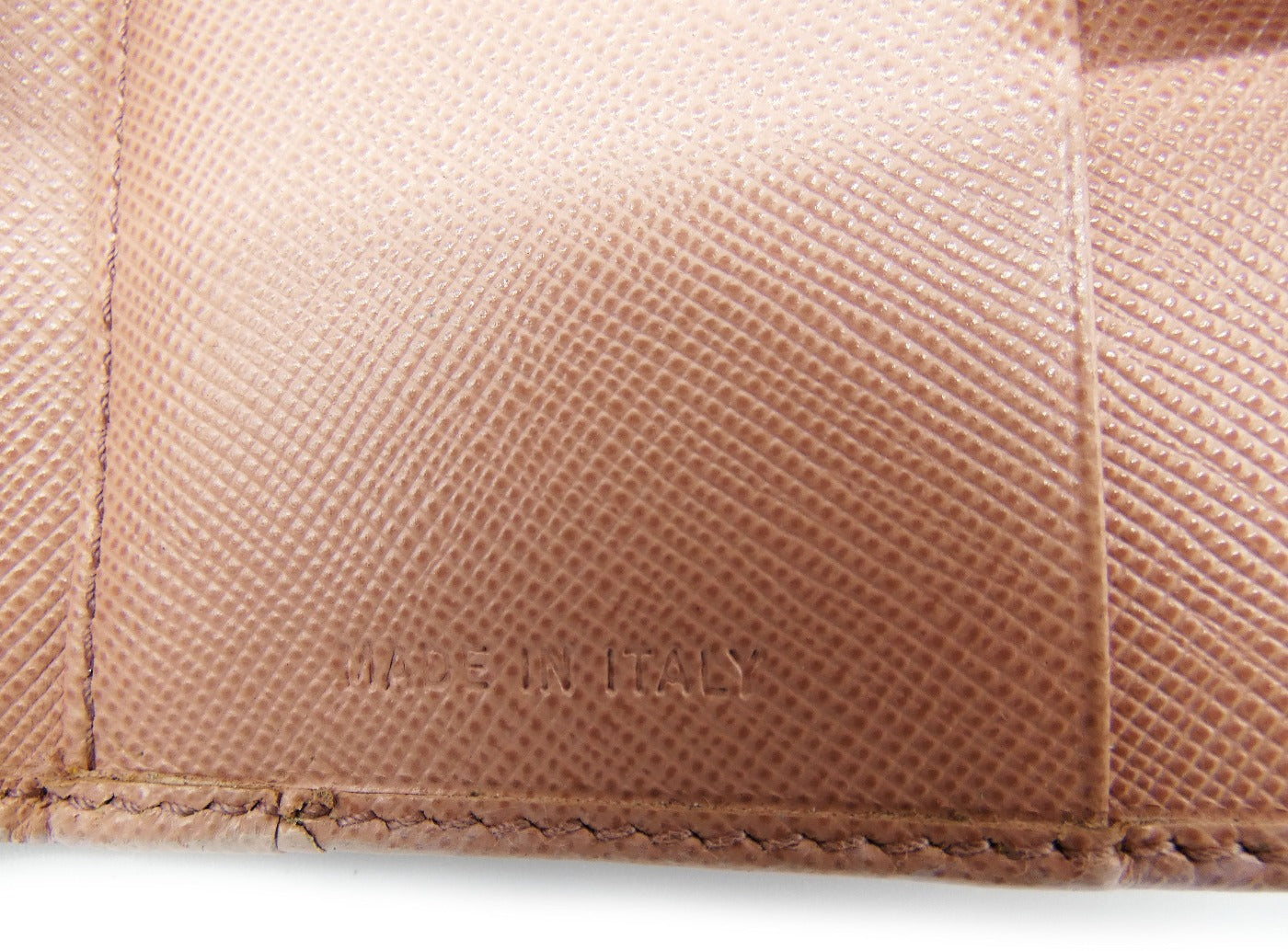Prada Pink Enamel Clasp Vintage Wallet Wallet Prada