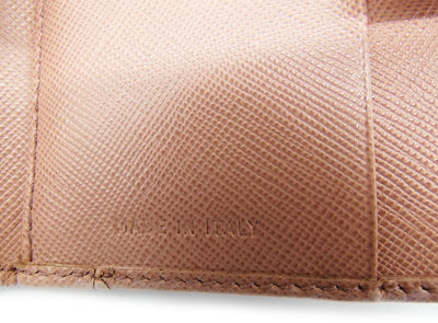 Prada Pink Enamel Clasp Vintage Wallet Wallet Prada