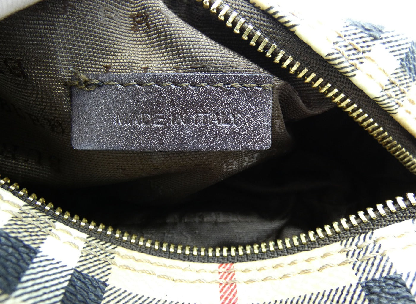 Burberry Haymarket Check Pouch Wallet, Cosmetic Bag Burberry