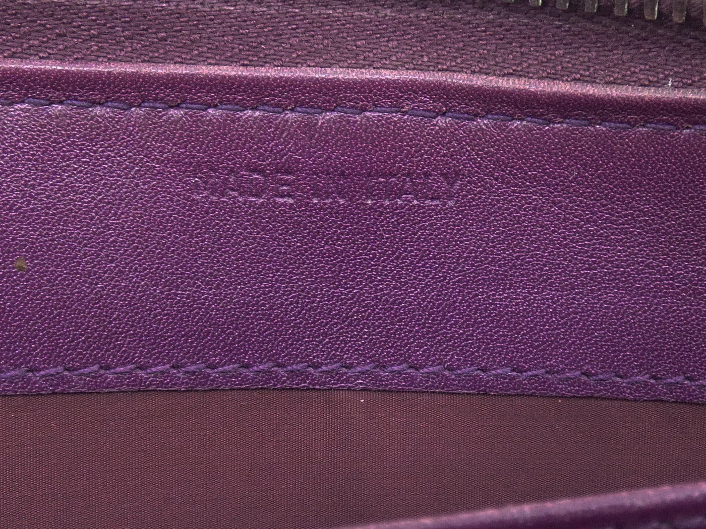 Miu Miu Purple Caiman Crocodile Continental Bow Wallet Wallet Miu Miu