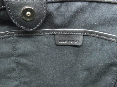 Burberry Canterbury Black Leather Bag Bag Burberry