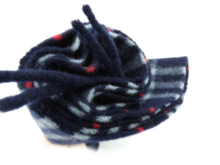 Burberry Lambswool House Check Blue, White and Red Scarf – Occhi