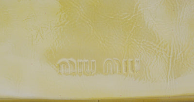 Miu Miu Sequin and Tan Patent Evening Bag Bag Miu Miu