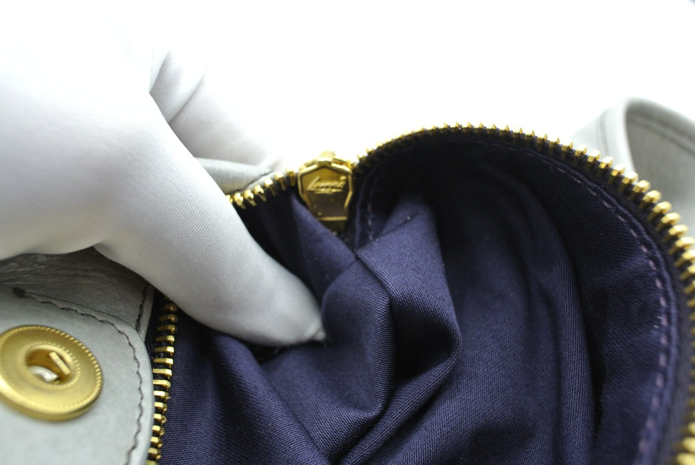 Miu Miu Grey Leather 2 Way Tote – Occhi Azzurri