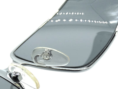 Prada Vintage Black and Silver Metal Sunglasses SPR54F Sunglasses Prada