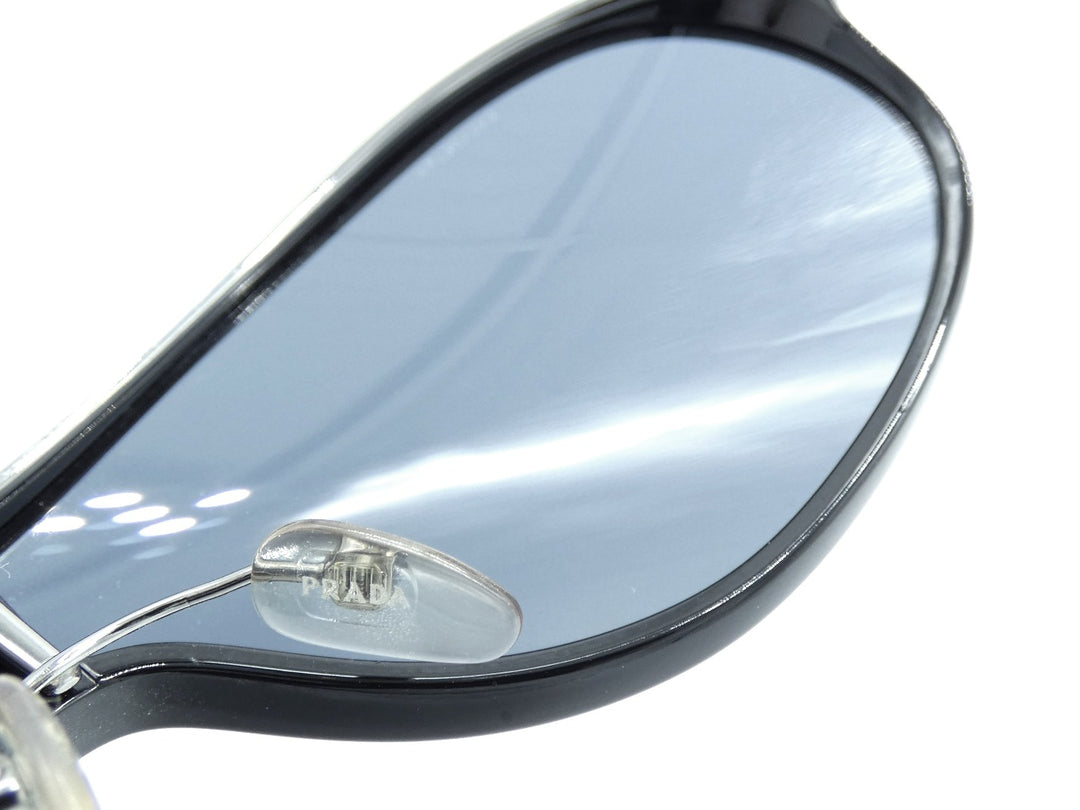 Prada Black and Silver Aviator Sunglasses SPR16G – Occhi Azzurri