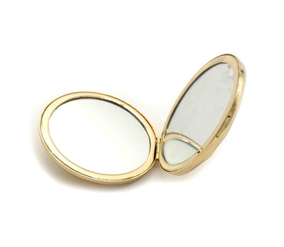 Dolce & Gabbana Gold Compact with Acrylic Rose Compact Dolce & Gabbana
