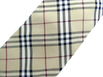 Burberry Classic Nova Check Silk Tie Ties Burberry