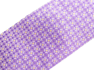 Hugo Boss Lilac Graphic Silk Tie Ties Hugo Boss