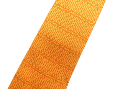 Hermès Orange Tone on Tone Graphic Silk Tie Ties Hermès