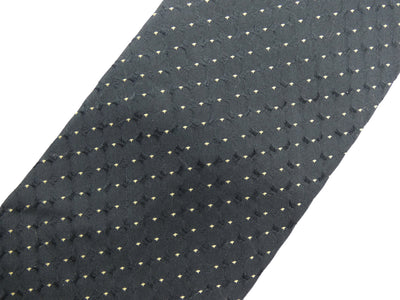 Fendi Vintage Black Silk Tie Ties Fendi