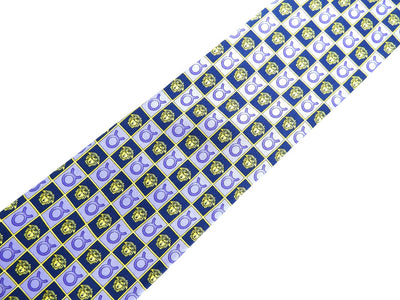 Gianni Versace Taurus Medusa Graphic Silk Tie Ties Gianni Versace