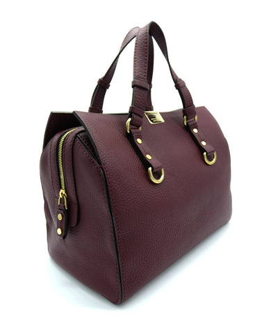 DSquared2 Bordeaux Leather Bauletto Boston Bag Bag DSquared2
