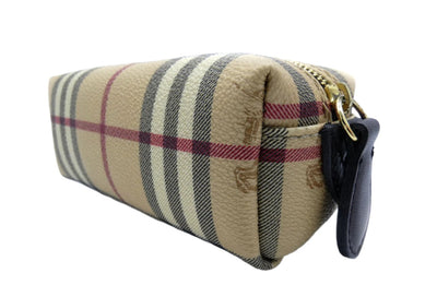 Burberry Haymarket Check Pouch Wallet, Cosmetic Bag Burberry