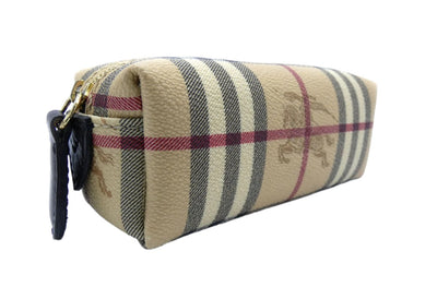 Burberry Haymarket Check Pouch Wallet, Cosmetic Bag Burberry
