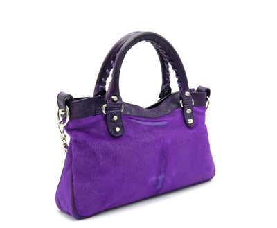 Balenciaga Violet Limited Edition First 2way Pony Bag Balenciaga