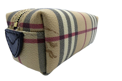 Burberry Haymarket Check Pouch Wallet, Cosmetic Bag Burberry