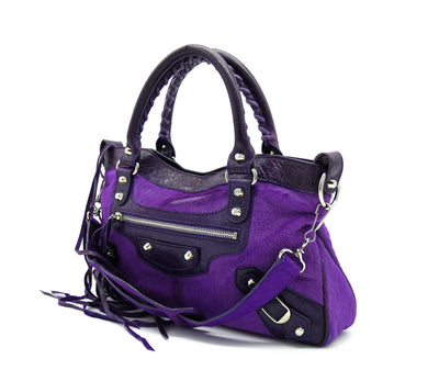 Balenciaga Violet Limited Edition First 2way Pony Bag Balenciaga