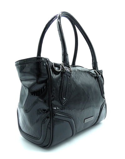 Burberry Anford Black Patent Bag Bag Burberry
