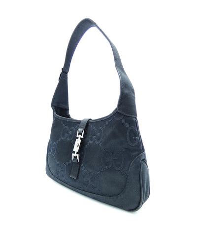 Gucci Black Satin Mini Jackie GG Evening Bag Bag Gucci