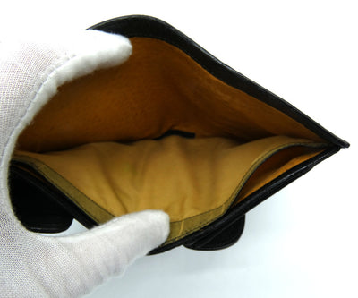 Gucci Vintage Bi-Fold Horsebit Black Leather Wallet Wallet Gucci