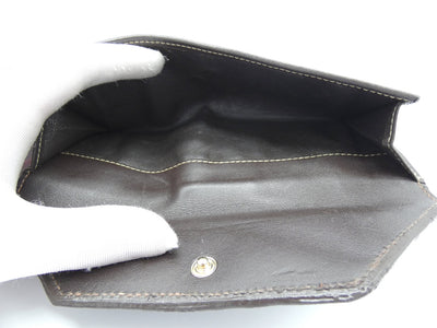 Gucci Continental GG Canvas Heart Vintage Long Wallet Wallet Gucci