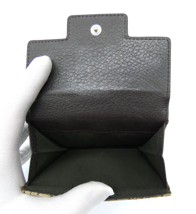 Christian Dior Tan Oblique Street Chic Compact Wallet Wallet Christian Dior