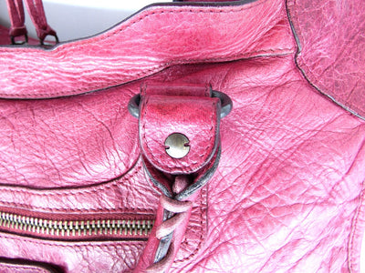 Balenciaga Pourpre Agneau Classic City Motorcycle Bag Bag Balenciaga